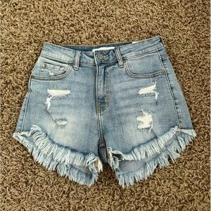 Dry Goods light blue jean shorts